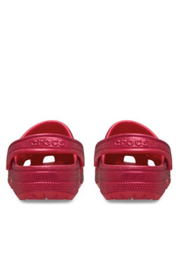 Crocs Klapki Classic Glitter Clog 205942 Różowy. Kolor: różowy