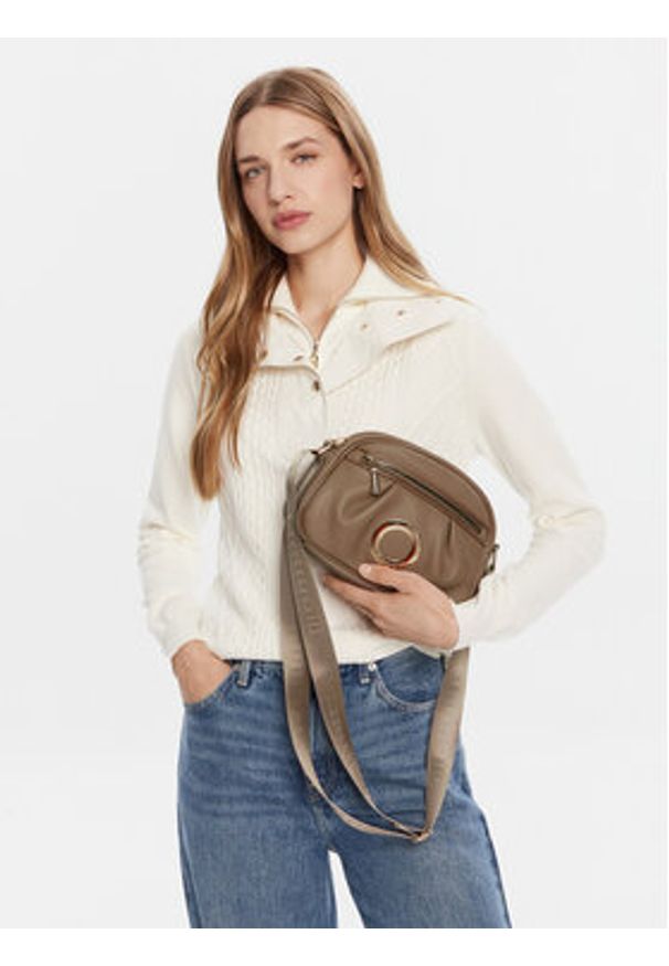 Monnari Torebka BAG5630 Brązowy. Kolor: brązowy. Materiał: skórzane