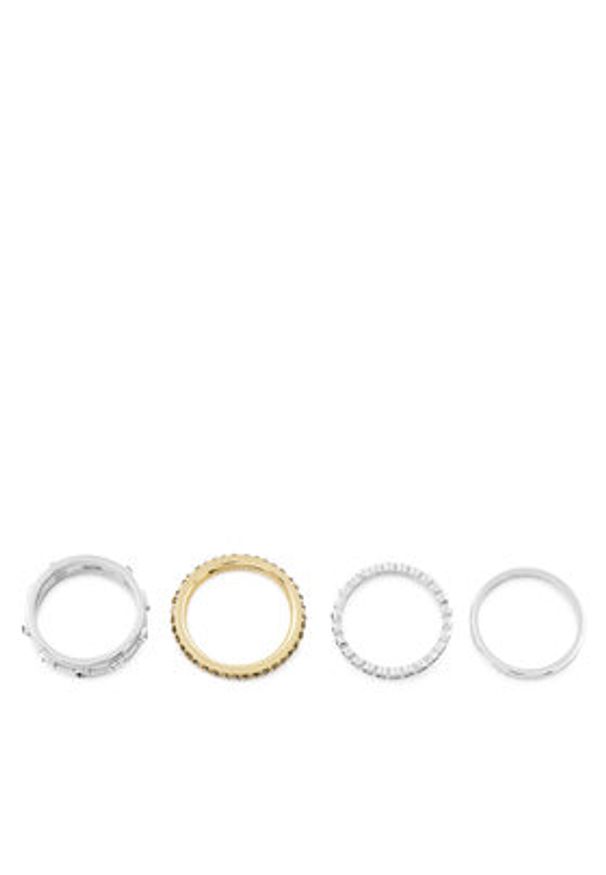 Coach Zestaw pierścionków 37506210 Srebrny. Materiał: metalowe. Kolor: srebrny