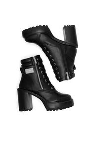 Nine West Trzewiki WFA3363-1 Czarny. Kolor: czarny. Materiał: materiał #6