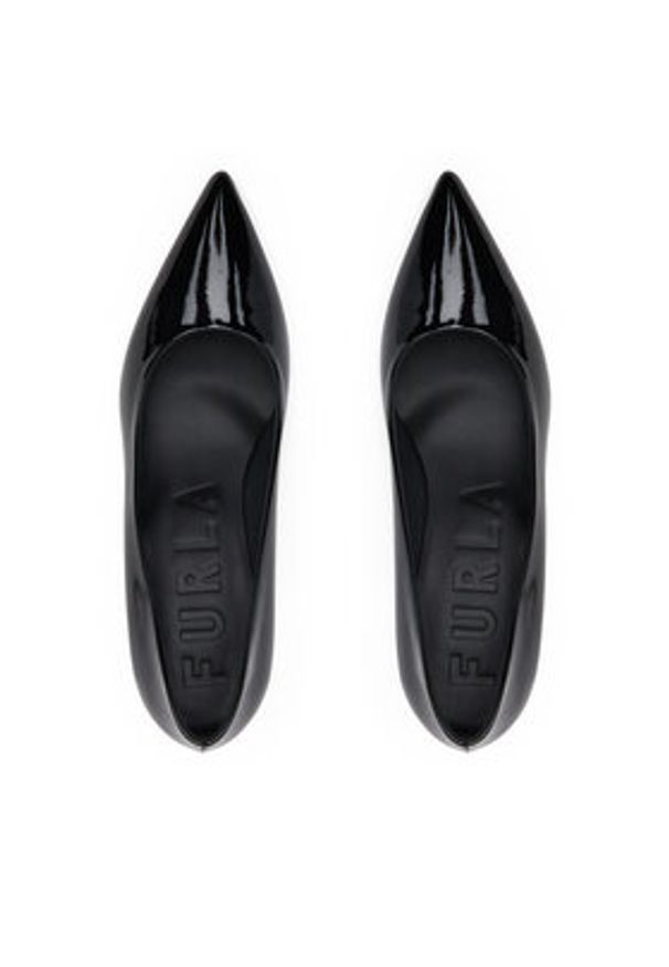 Furla Szpilki Essential Decollete T.60 YJ69FSN X70000 AL O6000 Czarny. Kolor: czarny. Materiał: skóra. Obcas: na szpilce