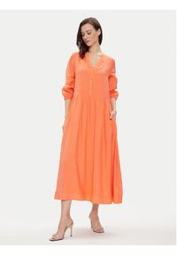 JOOP! Sukienka letnia 30042067 Pomarańczowy Regular Fit. Kolor: pomarańczowy. Materiał: lyocell. Sezon: lato #7