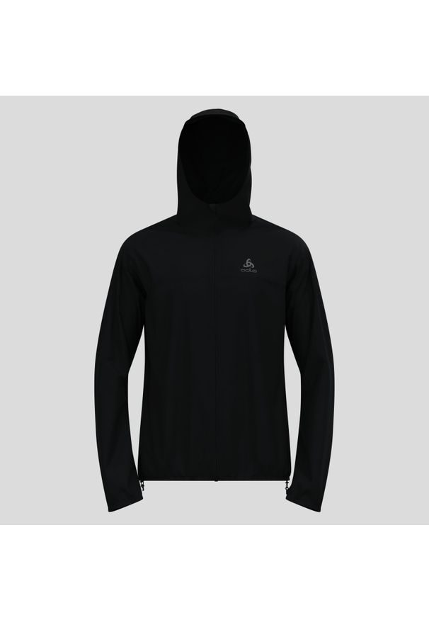 Odlo - Kurtka wodoodporna męska ODLO X-Alp Waterproof Jacket. Kolor: zielony, wielokolorowy, szary, brązowy