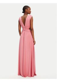 ACCESS FASHION Sukienka wieczorowa 53-3389-391 Różowy Slim Fit. Kolor: różowy. Materiał: syntetyk. Styl: wizytowy #3