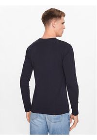 Guess Longsleeve M2YI28 J1314 Granatowy Slim Fit. Kolor: niebieski. Materiał: bawełna. Długość rękawa: długi rękaw