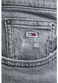 Tommy Jeans jeansy Mom Jean damskie high waist. Stan: podwyższony. Kolor: szary #4