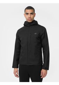 4f - Kurtka miejska membrana 5000 męska. Kolor: czarny. Materiał: materiał, poliester. Sezon: zima #2
