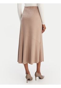 Guess Spódnica midi W6RD15 WJ472 Beżowy Regular Fit. Kolor: beżowy. Materiał: syntetyk #2
