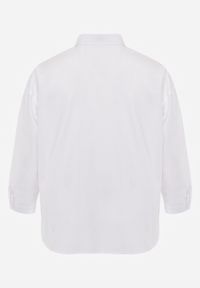 Born2be - Biała Bawełniana Koszula o Kroju Oversize Nororena. Okazja: na co dzień. Kolor: biały. Materiał: bawełna. Styl: elegancki, casual #4
