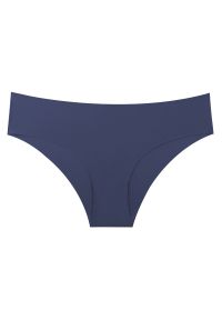 Intica - Figi bezszwowe gładkie niewidoczne pod ubraniem Omega. Kolor: niebieski. Materiał: materiał. Wzór: gładki #1