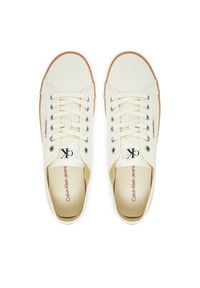 Calvin Klein Jeans Tenisówki Ess Vulc Low Mg Cv YM0YM01301 Beżowy. Kolor: beżowy. Materiał: materiał #2