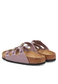 Birkenstock Klapki Florida 1029769 Fioletowy. Kolor: fioletowy. Materiał: skóra