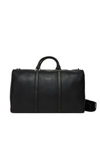 Calvin Klein Torba Raised Duffle LV04D3158G Czarny. Kolor: czarny. Materiał: skóra