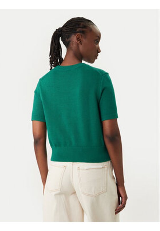 Calvin Klein Jeans Sweter LV047F356G Zielony Regular Fit. Kolor: zielony. Materiał: bawełna