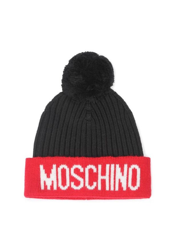 Czapka MOSCHINO. Kolor: czarny