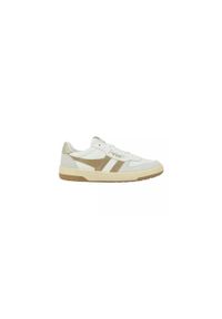 Buty do chodzenia damskie Gola Hawk. Kolor: biały, wielokolorowy, szary. Materiał: materiał, skóra, syntetyk. Szerokość cholewki: normalna. Sport: turystyka piesza