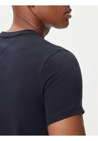 TOMMY HILFIGER - Tommy Hilfiger T-Shirt Core Logo Tee MW0MW11465 Granatowy Slim Fit. Kolor: niebieski. Materiał: bawełna #4