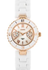 NoName - Zegarek ZEGAREK DAMSKI LONGBO - CHANNEL - white/gold (zx610a) #1