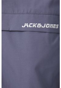 Jack & Jones kurtka męska przejściowa. Okazja: na co dzień. Kolor: niebieski. Materiał: poliester. Styl: casual #2