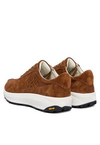 Tory Burch Sneakersy Tory Trainer 170914 Brązowy. Kolor: brązowy. Materiał: skóra, zamsz #4