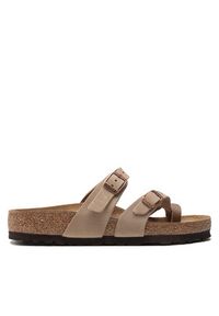 Birkenstock Japonki Mayari 1011433 Beżowy. Kolor: beżowy. Materiał: nubuk, skóra #5
