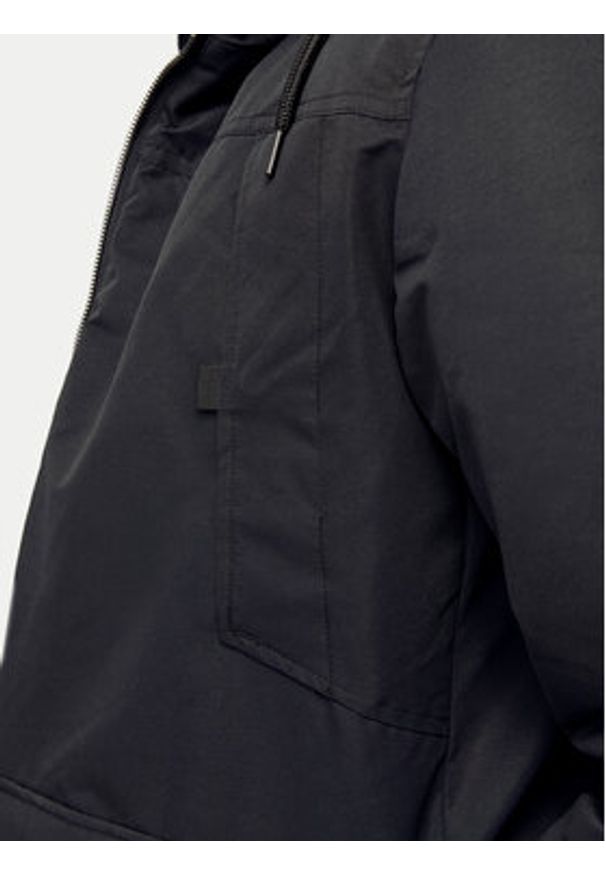 Jack & Jones - Jack&Jones Parka Construct 12258406 Czarny Regular Fit. Kolor: czarny. Materiał: syntetyk