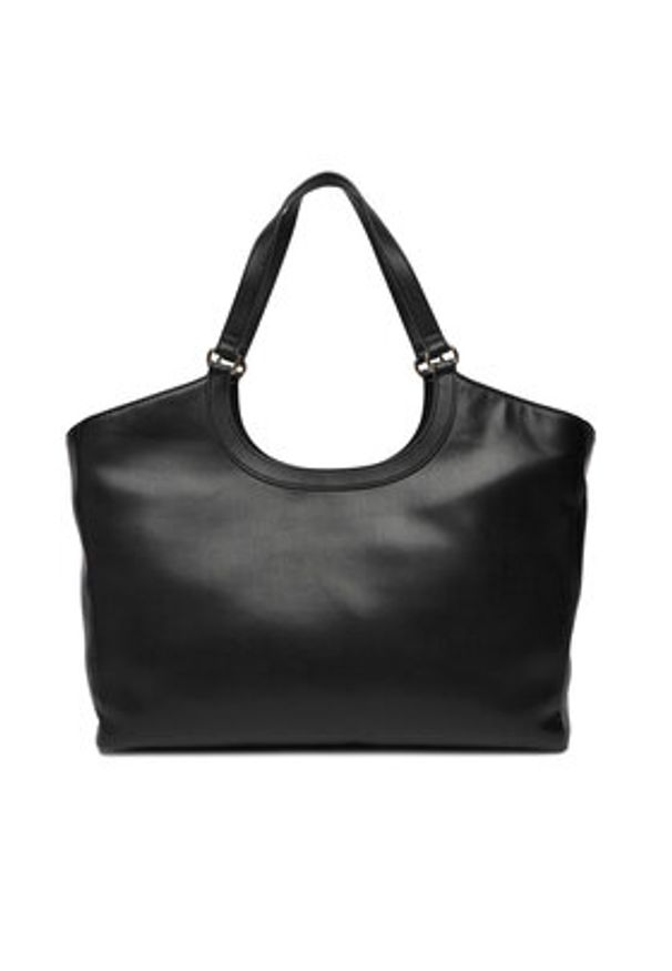 Love Moschino - LOVE MOSCHINO Torebka JC4391PP0NKN0000 Czarny. Kolor: czarny. Materiał: skórzane