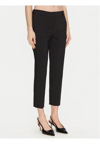 Marella Chinosy Miele 2513131021 Czarny Slim Fit. Kolor: czarny. Materiał: syntetyk, bawełna