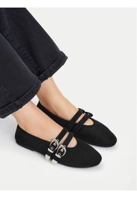 DeeZee Baleriny CEO-HY82405-1 Czarny. Kolor: czarny. Materiał: materiał #1