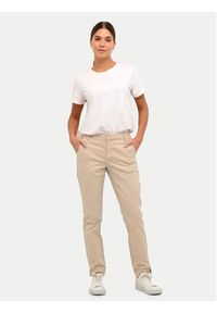 Kaffe Spodnie materiałowe Mette 10506121 Beżowy Regular Fit. Kolor: beżowy. Materiał: bawełna #3