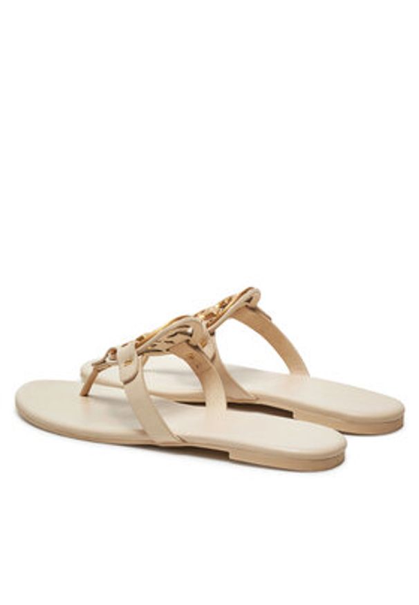 Tory Burch Japonki Miller 136593 Écru. Materiał: skóra
