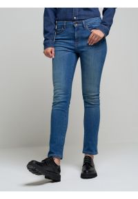 Big-Star - Spodnie jeans damskie Adela Straight 440. Kolor: niebieski. Styl: klasyczny #6