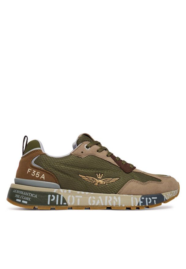 Aeronautica Militare Sneakersy 261SC0276UCT04327 Zielony. Kolor: zielony. Materiał: materiał