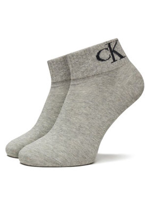 Calvin Klein Jeans Skarpety długie 701228813 Szary. Kolor: szary. Materiał: materiał, bawełna