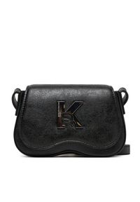 Karl Lagerfeld Jeans Torebka A3W30214 Czarny. Kolor: czarny. Materiał: skórzane