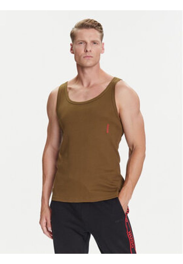 Hugo - HUGO Komplet 3 tank topów 50545681 Kolorowy Slim Fit. Materiał: bawełna. Wzór: kolorowy