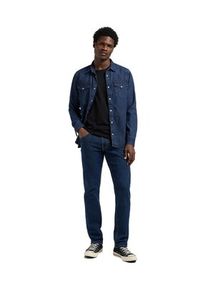 Lee Jeansy 112370642 Granatowy Regular Fit. Kolor: niebieski #5