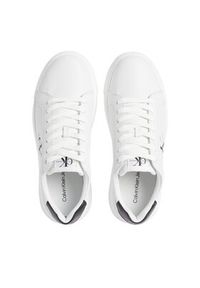 Calvin Klein Jeans Sneakersy Chunky Cupsole Monologo YM0YM00681 Biały. Kolor: biały. Materiał: skóra #4