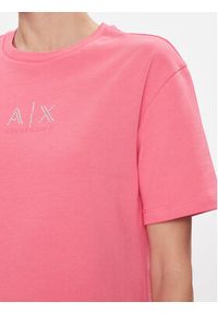 Armani Exchange Sukienka codzienna 3DYA89 YJFHZ 14BH Różowy Regular Fit. Okazja: na co dzień. Kolor: różowy. Materiał: bawełna. Typ sukienki: proste. Styl: casual #4