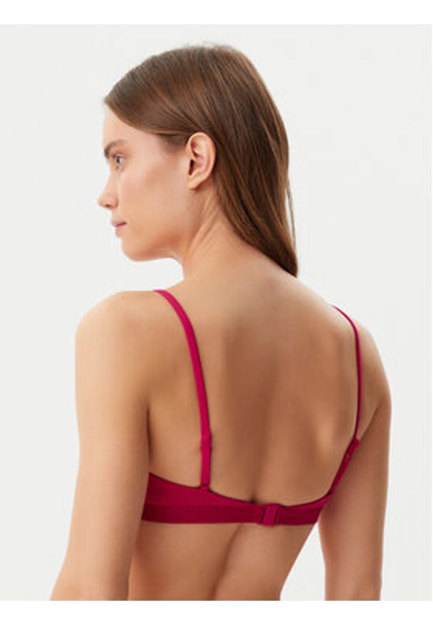 TOMMY HILFIGER - Tommy Hilfiger Góra od bikini UW0UW05803 Różowy. Kolor: różowy. Materiał: syntetyk