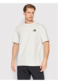 New Balance T-Shirt Unisex UT21503 Szary Relaxed Fit. Kolor: szary. Materiał: bawełna #4