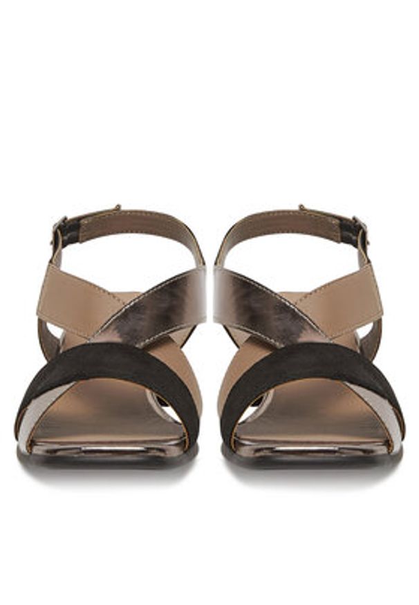 Lasocki Sandały WI23-POSITANA-01 Czarny. Kolor: czarny. Materiał: skóra