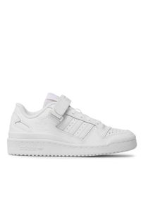 Adidas - adidas Sneakersy Forum Low FZ6463 Biały. Kolor: biały. Materiał: skóra
