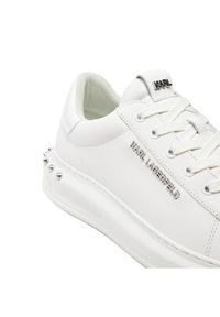Karl Lagerfeld - KARL LAGERFELD Sneakersy KL52574A Biały. Kolor: biały. Materiał: skóra #5
