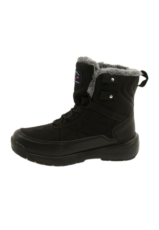Buty Na Futerku Softshell Lee Cooper LCJ-21-17-0590L czarne. Kolor: czarny. Materiał: softshell, futro. Szerokość cholewki: normalna. Sezon: zima