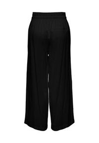 only - ONLY Spodnie materiałowe Tokyo 15259590 Czarny Straight Fit. Kolor: czarny. Materiał: len