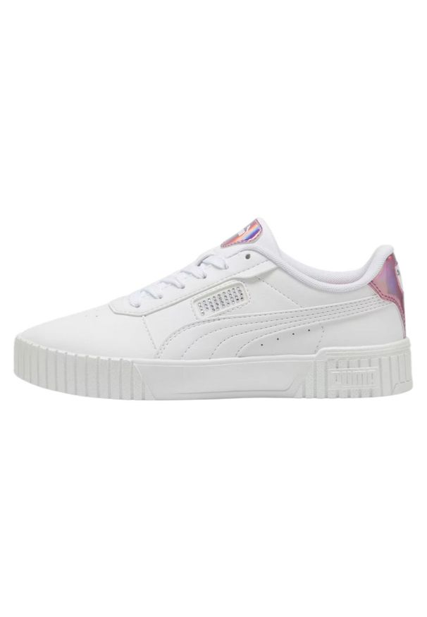 Puma - Damskie Buty Sportowe Carina 2.0 GirlPower. Kolor: biały. Styl: sportowy
