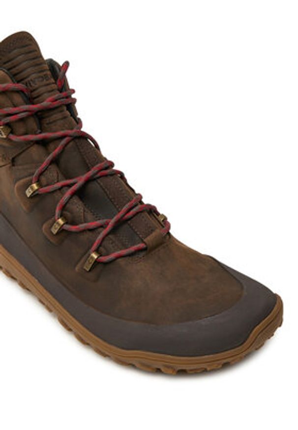 Vivo Barefoot Sneakersy Tracker Leather AT 309533 Brązowy. Kolor: brązowy. Materiał: skóra
