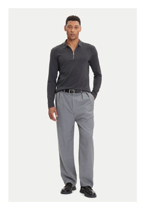 Marc O'Polo Polo M29 2144 52078 Szary Regular Fit. Typ kołnierza: polo. Kolor: szary. Materiał: bawełna