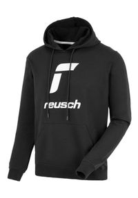 Bluza dresowa męska Reusch Hoodie. Kolor: czarny. Materiał: dresówka